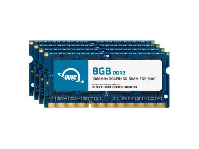 OWC 32.0GB (4 x8GB) PC8500 DDR3 1066 MHz 240 pin Memory RAM Upgrade Kit Compatible with 2009 iMac 27 inch, (OWC8566DDR3S32S)