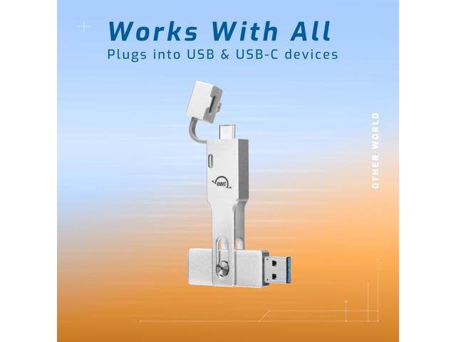 OWC 1TB Envoy Pro Mini USB-C + USB-A (10Gb/s) Portable SSD
