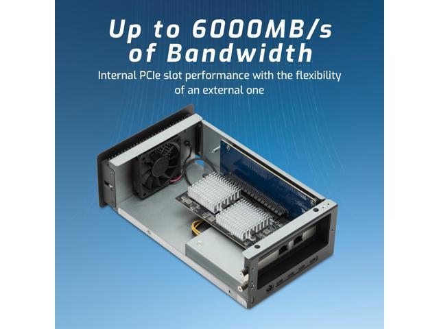 OWC Mercury Helios 5S Thunderbolt 5 (USB-C) External PCIe and Connectivity Expansion Solution with 3 TB5 80GB Ports