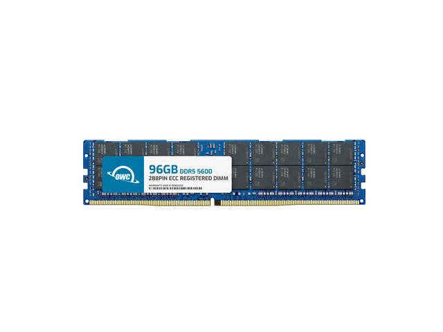 OWC 96GB DDR5 5600 PC5-44800 CL46 2Rx4 288-pin 1.1V ECC Registered DIMM Memory RAM Module Upgrade Replaces Supermicro MEMDR596NCER56