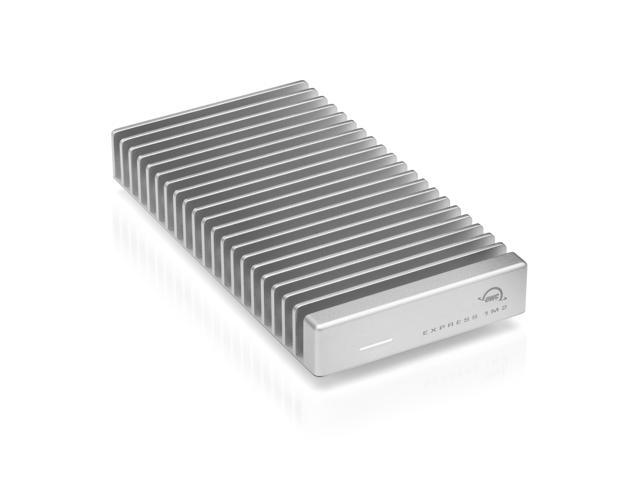 OWC 2TB Express 1M2 Portable NVMe Thunderbolt (USB-C) SSD USB4 Ultra Fast External SSD Drive with Aluminum Heat Sink Enclosure