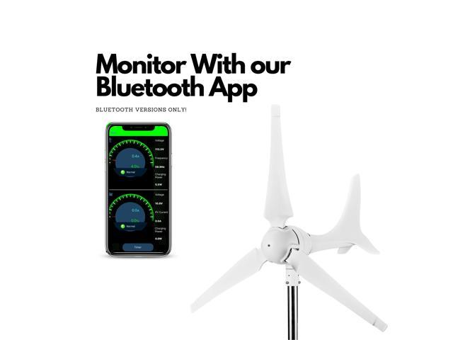 Automaxx 600W 12V/24V Marine/Home Bluetooth Wind Turbine