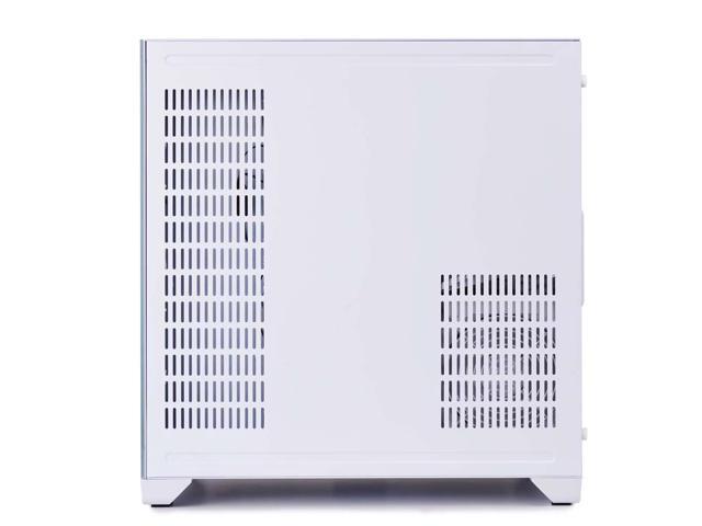 WJCOOLMAN Lonely Warrior PRO White Panoramic Version 2Side Transparent Glass Gaming Computer Case Support 10 Fan Positions 360 AIO Support...