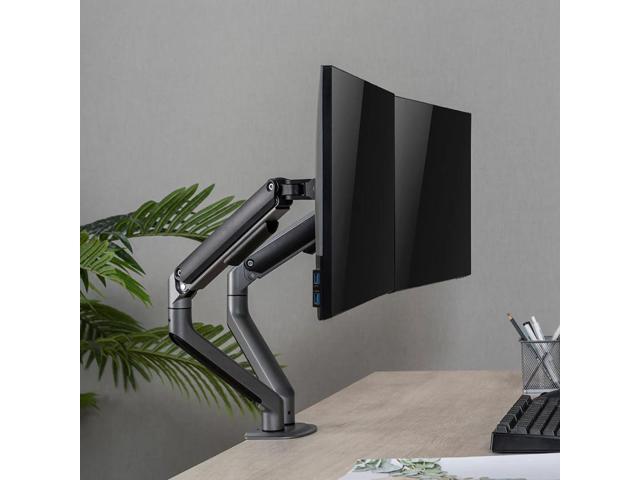Desky Dual Spring Eco Monitor Arm - Space Gray - image 5