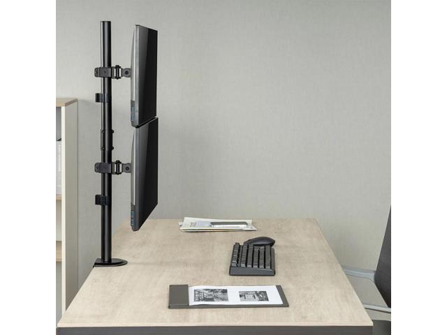 Desky Eco Vertical Monitor Mount - Black