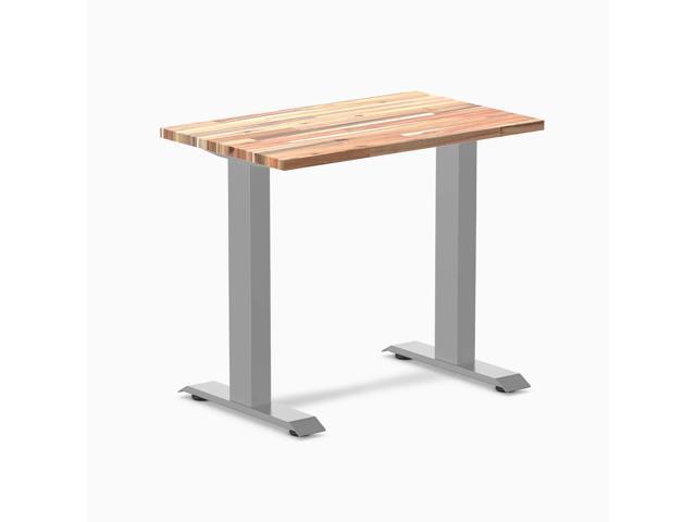 Desky Zero Mini Softwood Office Desk - Acacia / 32 x 20 in / Grey