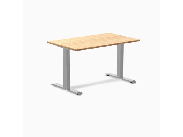 Desky Zero Bamboo Office Desk - Bamboo / 48 x 30 in / Grey