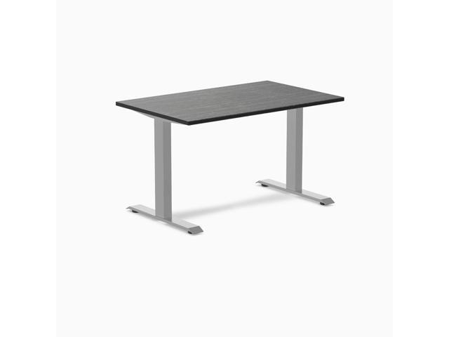 Desky Zero Bamboo Office Desk - Dark Bamboo / 48 x 30 in / Grey