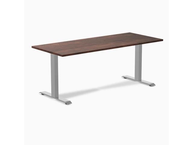 Desky Zero Softwood Office Desk - American Rustic Pine / 72 x 30 in / Grey