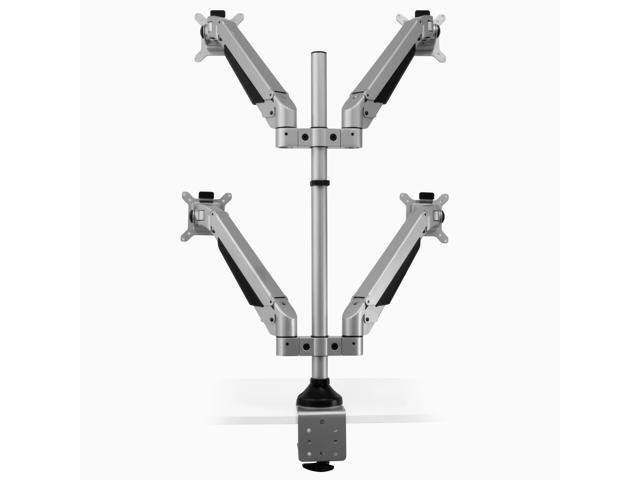 Desky Quad Monitor Arm - Black