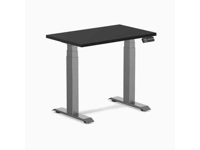 Desky Dual Mini Sit Stand Desk - Black / 32 x 20 in / Space Gray