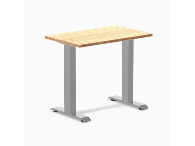 Desky Zero Mini Bamboo Office Desk - Bamboo / 32 x 20 in / Gray