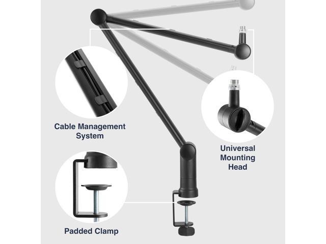 Desky Adjustable Microphone Boom Arm