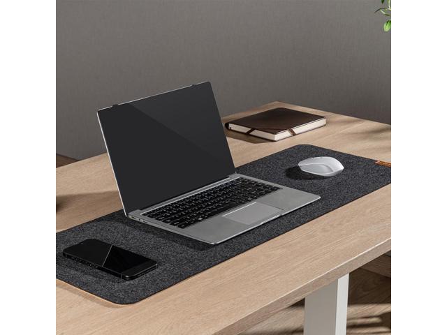 Desky Cork/Felt Desk Pad - Medium 24.4x11.8 in / Dark Gray