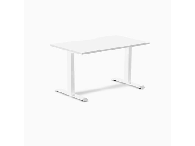 Desky Zero Scalloped Laminate Office Desk - White / 47.2 x 29.5 in / White