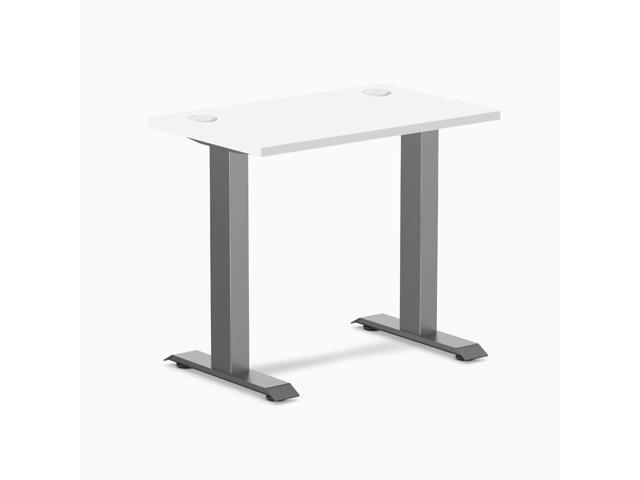 Desky Zero Mini Office Desk - White / 32 x 20 in / Space Gray
