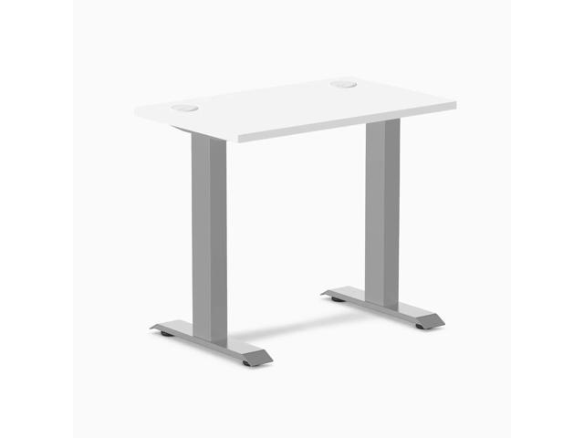 Desky Zero Mini Office Desk - White / 32 x 20 in / Grey