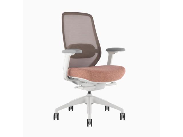 Desky Coilflex Ergonomic Office Chair - Peach / No Headrest