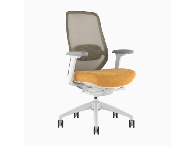 Desky Coilflex Ergonomic Office Chair - Yellow / No Headrest