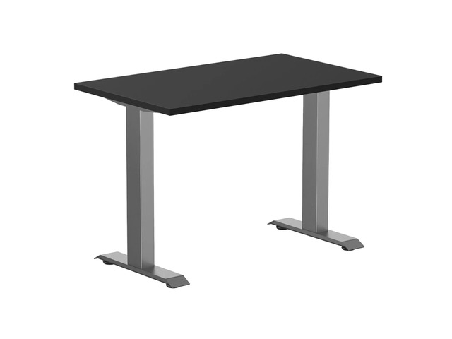 Desky Zero Mini Office Desk - Black / 40 x 24 in / Space Gray