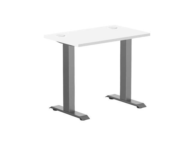 Desky Zero Mini Office Desk - White / 32 x 20 in / Space Gray