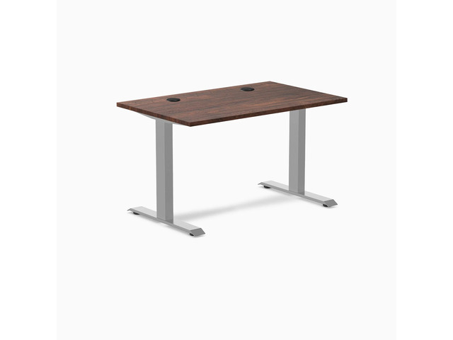 Desky Zero Softwood Office Desk - American Rustic Pine / 48 x 30 in / Grey
