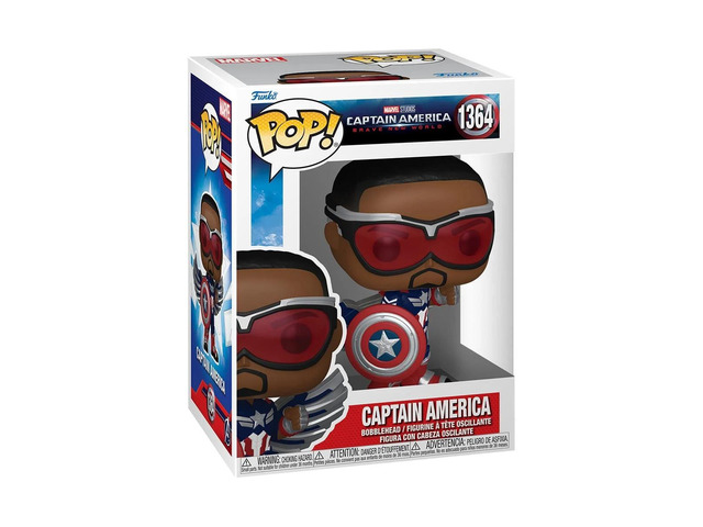 Funko POP Marvel Captain America Brave New World Captain America Sam Wilson - 75990
