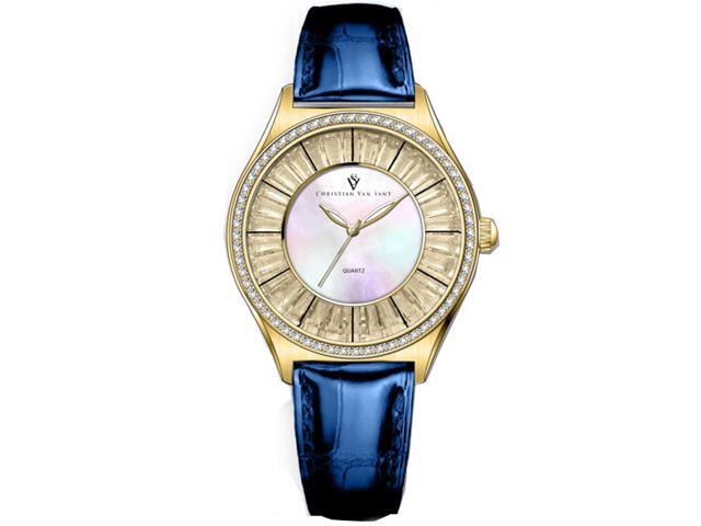 Christian Van Sant Women's Luna Mother of pearl Dial Watch - CV3203