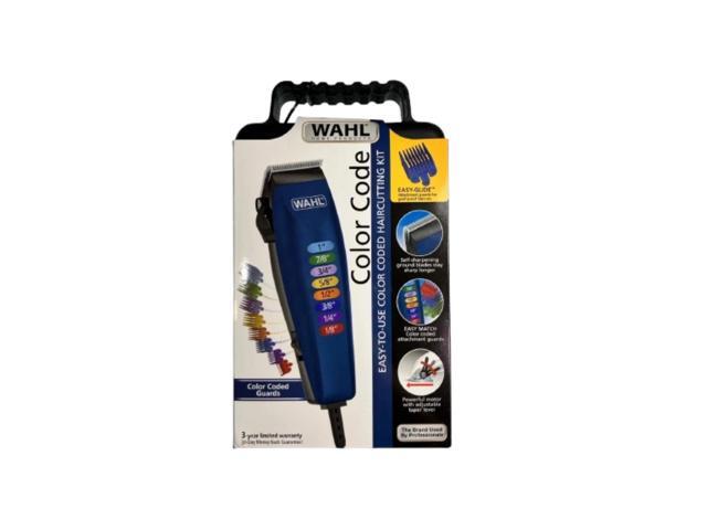 Wahl Color Code Clipper Kit - Color Coded Haircutting System - Complete Grooming Kit - 79424-200-MI