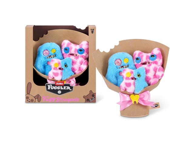 Zuru Fuggler Special Feature Bouquet Plush Series 1 - Sasquoosh, Stinkface, Squooshface