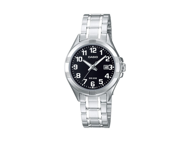 Casio Womens Silver Stainless Steel Analog Watch - LTP-1308D-1BVDF
