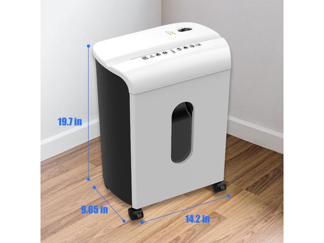Woolsche Paper Shredder, 15-Sheet Cross Cut with 18 Liters Pull Out Bin, P-4 Security Level, Shred Paper and Credit Card, Durable & Fast with Auto...