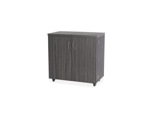 Bandicoot Sewing Cabinet with 3-Position Hydraulic Lift, Large Lift Opening, Thread Spool Storage, Door Cubbies, Heavy-Duty Casters, for Arts &...