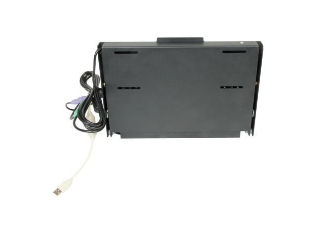RackSolutions Folding Wall Mount for Compact Keyboard Space-Saving Wall-Mounted Keyboard Tray for TKL or Full-Size Keyboards