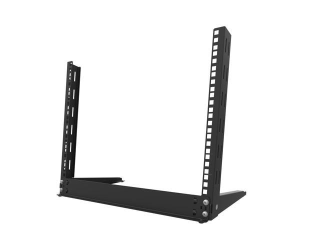 RackSolutions 8U Open Frame 2Post Desktop Server Rack - Lightweight, Compact, and Easy-to-Assemble Rack for Shallow EIA 19' Equipment