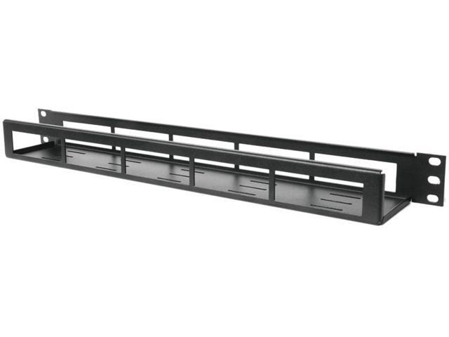 RackSolutions 1U Horizontal Cable Management Tray (3in Deep) - Efficient Cable Routing and Organization