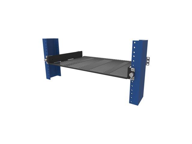 RackSolutions 1U Sliding 2Post Cantilever Shelf - 10' Depth, Space-Saving Shelf