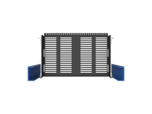 RackSolutions 1U Sliding 2Post Cantilever Shelf - 10' Depth, Space-Saving Shelf
