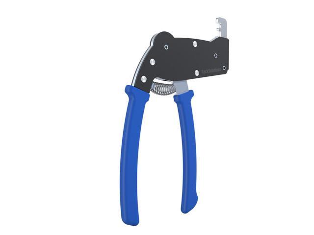 RackSolutions Worlds Best Cage Nut Tool for IT and Data Center Rack Deployment, Rubberized Grip, Angled Neck for Easy Cage Nut Installation