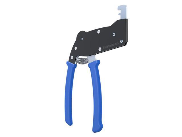 RackSolutions Worlds Best Cage Nut Tool for IT and Data Center Rack Deployment, Rubberized Grip, Angled Neck for Easy Cage Nut Installation