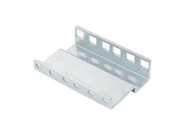 RackSolutions 2U Adapter Bracket, 4 Bends, 2.50 in Depth, Universal Rack Compatibility, No Hardware
