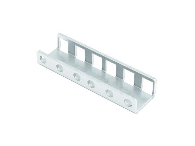 RackSolutions 2U Adapter Bracket, 2 Bends, 1.00 in Depth, Universal Rack Compatibility, No Hardware