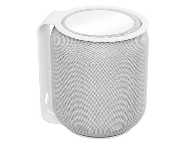 RackSolutions HomeBase Wall Mount for 2nd Generation HomePod White, Fully Assembled, Open Design, Includes Hardware
