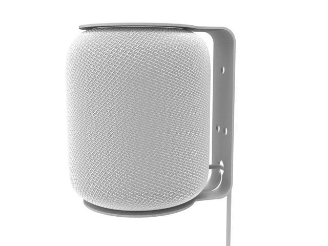 RackSolutions HomeBase Wall Mount for HomePod White, Fully Assembled, Open Design, Includes Hardware