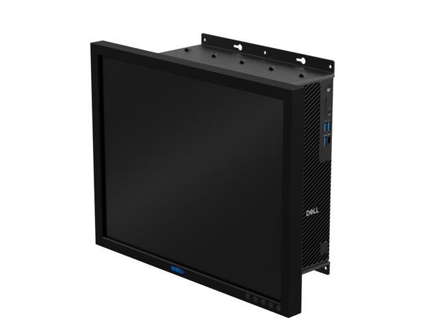 RackSolutions 135-B Wall Mount for Dell Pro Slim PCs, VESA 75/100 Compatible, Includes Mounting Hardware, Supports Flat Panel Displays