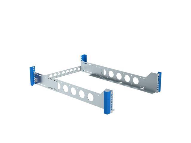 RackSolutions 3U Universal Rail with 24' Depth and Wirebar Adjustable Mounting Depth (10' - 31.5') Compatible with Dell, HP, IBM, Apple Servers