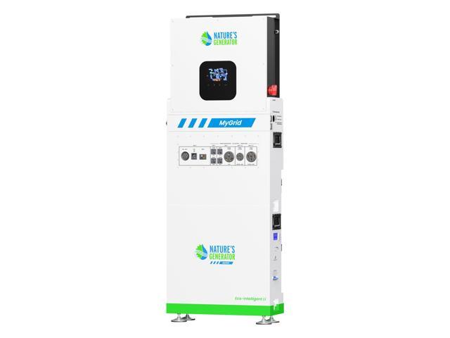 Nature's Generator Lithium 10K Solar Generator for Home with Plug & Play Design