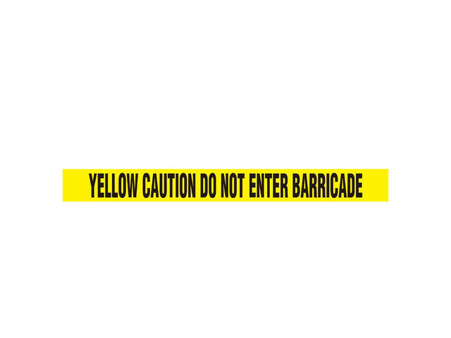 Pyle 4 Pieces No Parking Sign Tape Set - 656 Feet, Black and Yellow, Waterproof and UV-Resistant, Ideal for Roadworks, Events, and Hazardous Areas
