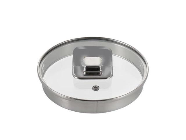 NutriChef 1.5 Quart Saucepan Pot-See-Through Tempered Glass Lids, Works with Model: NCCWSTKGRY (Gray), One Size
