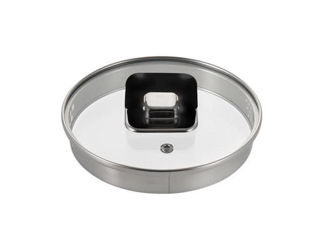 NutriChef 3.1 Quart Saucepan Pot-See-Through Tempered Glass Lids, Works with Model: NCCWSTKBLK (Black), One Size